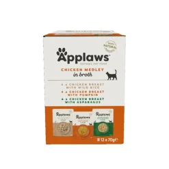 Applaws Chicken Medley Multipack Wet Cat Food Pouches 70g x 12 Best