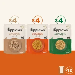 Applaws Chicken Medley Multipack Wet Cat Food Pouches 70g x 12 Best
