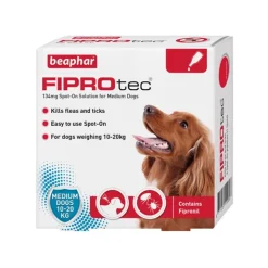 Beaphar FIPROtec Spot-On Medium Dog Sale
