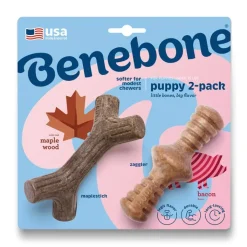 Benebone Puppy 2-Pack Maplestick/Zaggler Dog Chew Clearance