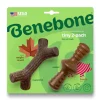 Benebone Tiny Maplestick and Bacon Zaggler Dog Chew Double Pack New