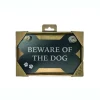 Magnet & Steel Beware Of The Dog Slate Bone Sign Fashion