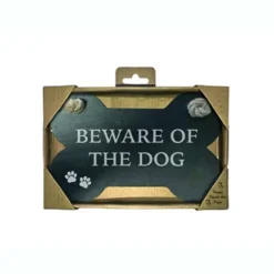 Magnet & Steel Beware Of The Dog Slate Bone Sign Fashion