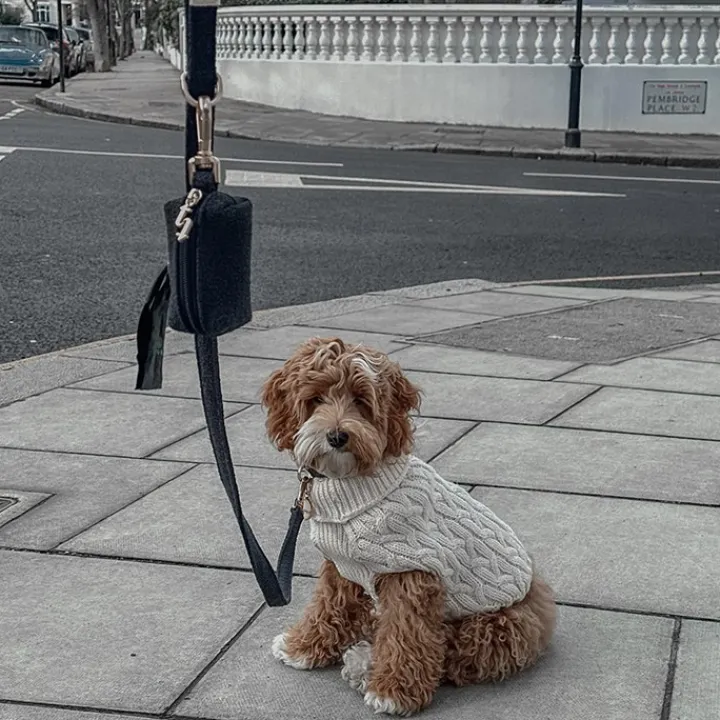 By Teddy Bouclé Poop Bag Holder Midnight Discount