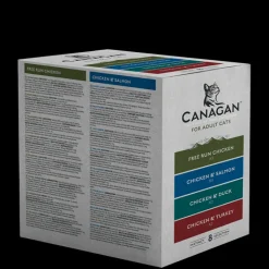 Canagan Adult Multipack Wet Cat Food 85g x 8 Fashion
