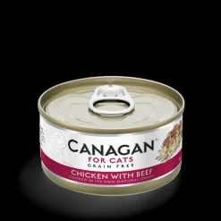Canagan Chicken with Beef Wet Cat Food 75g Hot