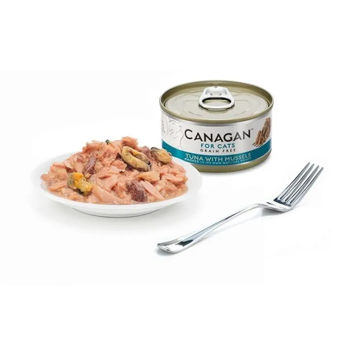 Canagan Tuna with Mussels Wet Cat Food 75g Discount