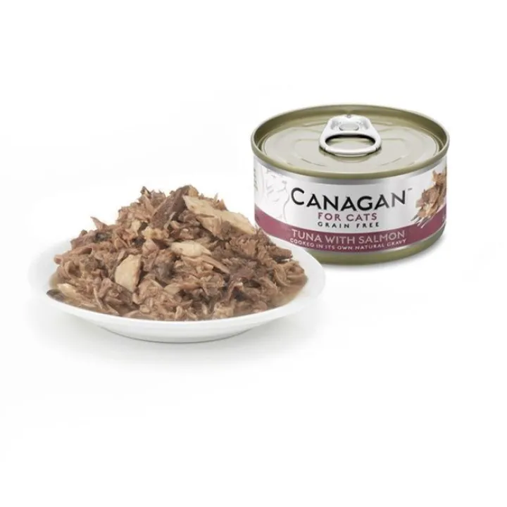 Canagan Tuna with Salmon Wet Cat Food 75g New