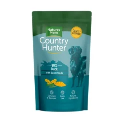 Natures Menu Country Hunter Pouch Duck Wet Dog Food 150g Hot
