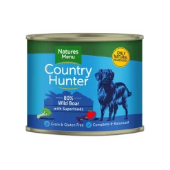 Natures Menu Country Hunter Wild Boar Wet Dog Food 600g Fashion
