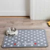 Pet Rebellion Dinner Mate Dotty Grey Feeding Mat Best