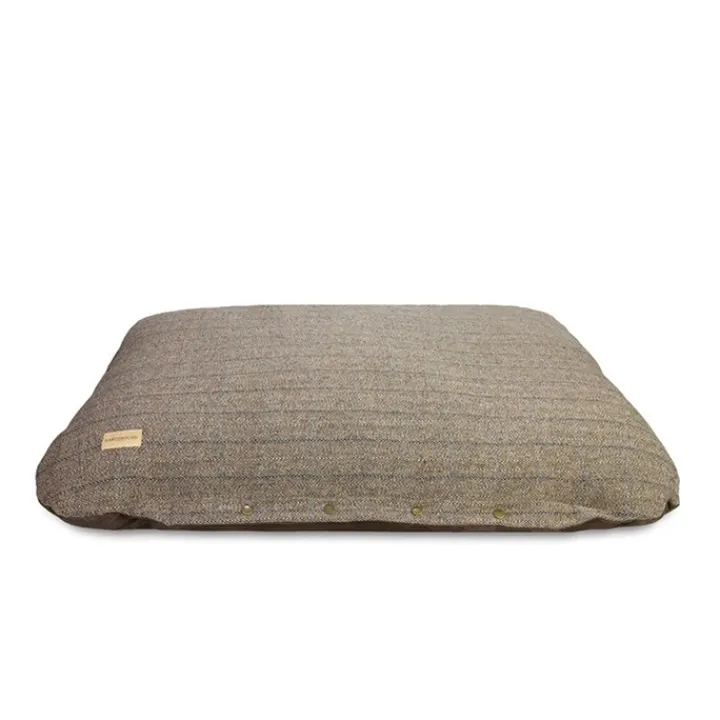 Earthbound Traditional Tweed Flat Cushion Beige Fashion