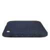 Earthbound Traditional Tweed Flat Cushion Navy Outlet