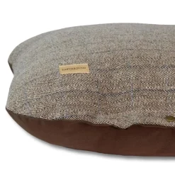 Earthbound Traditional Tweed Flat Cushion Beige Fashion