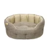Earthbound Traditonal Tweed & Waterproof Round Dog Bed Beige Online