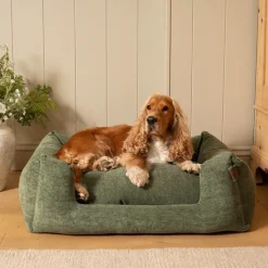 Fantail Basket Snooze Mellow Emerald Green Dog Bed Best