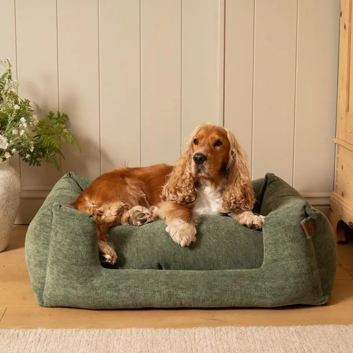 Fantail Basket Snooze Mellow Emerald Green Dog Bed Best