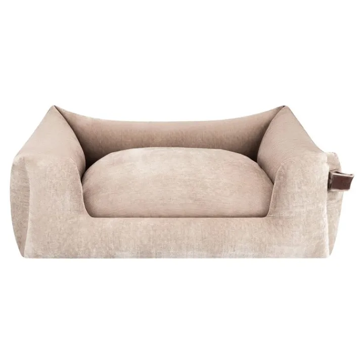Fantail Basket Snooze Mellow Oat Beige Dog Bed Outlet