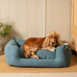 Fantail Basket Snooze Origin Cosmic Blue Dog Bed Discount
