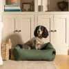 Fantail Basket Snug Origin Botanical Green Dog Bed Discount