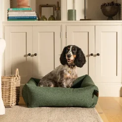 Fantail Basket Snug Origin Botanical Green Dog Bed Discount