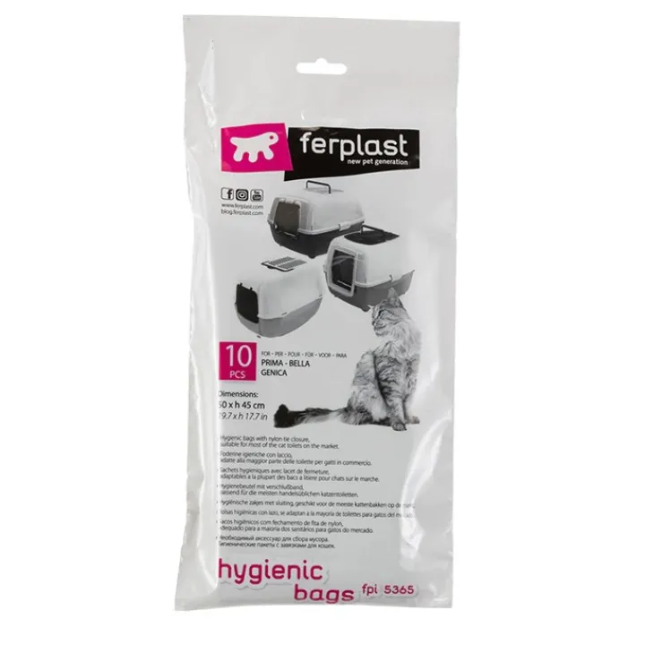 Ferplast Hygienic Bags Cat Litter Tray Liners Fashion