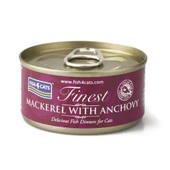 Fish4Cats Mackerel With Anchovy Wet Cat Food 70g Discount