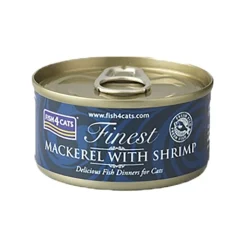 Fish4Cats Mackerel with Shrimp Wet Cat Food 70g Hot