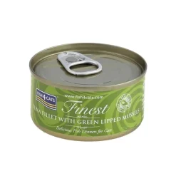 Fish4Cats Tuna Fillet & Green Lipped Mussel Wet Cat Food 70g Discount