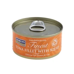 Fish4Cats Tuna Fillet With Squid Wet Cat Food 70g Outlet