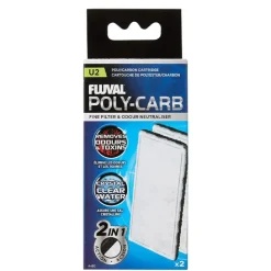 Fluval U2 Poly/Carbon Cartridge Filter Media (2) Outlet