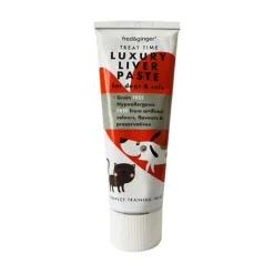 Fred & Ginger Luxury Liver Paste Dog Treat 75g New