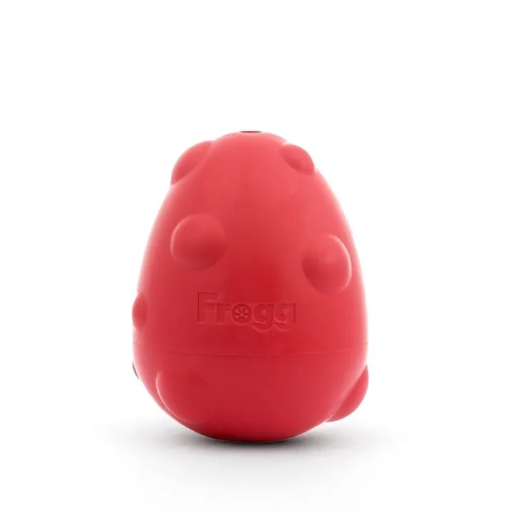 Frogg Egg Red Tough Dog Toy Fashion
