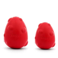 Frogg Egg Red Tough Dog Toy Fashion