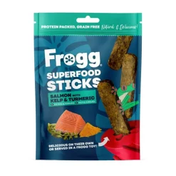 Frogg Superfood Sticks with Salmon, Kelp & Turmeric Dog Treats 100g Sale
