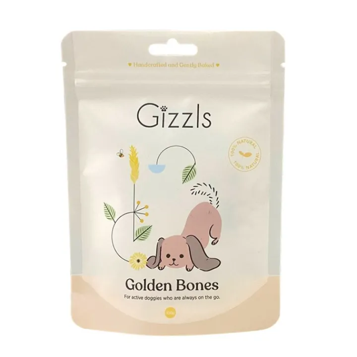 Gizzls Peanut Butter & Turmeric Biscuit Dog Treats Discount