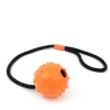 Great & Small 99% Natural Rubber Ball with Rope Dog Toy Outlet