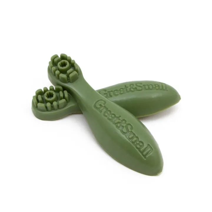 Great & Small Apple & Coconut Brush Shaped Dog Treat Best