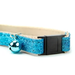 Great & Small Blue Glitter Cat Collar Hot