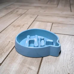 Great & Small Blue Slow Down Hi! Pet Bowl Best