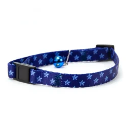 Great & Small Blue Star Cat Collar Discount
