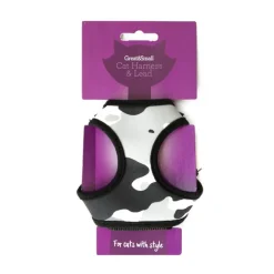 Great & Small Cat Harness Black Camo Discount