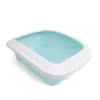 Great & Small Cat Litter Tray with Rim Sky Blue New