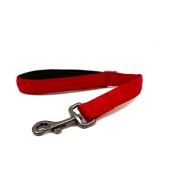 Great & Small Classic Cushion Dog Lead Red Best