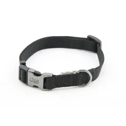 Great & Small Classic Plain Dog Collar Black Online