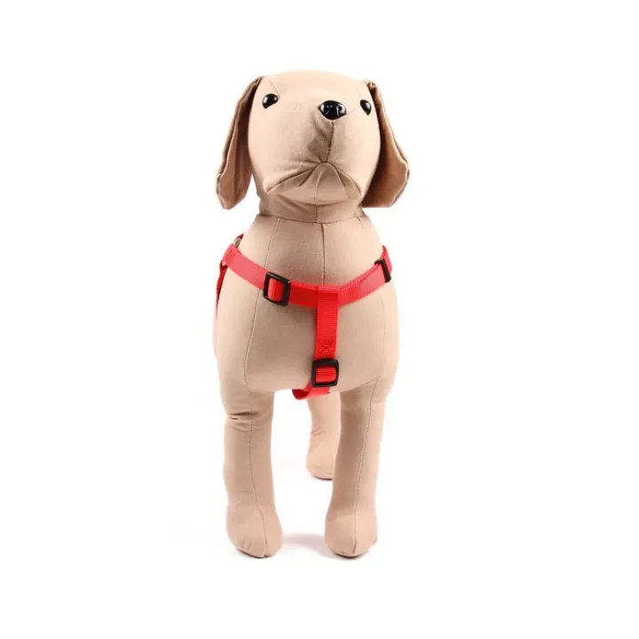 Great & Small Classic Plain Dog Harness Red Online