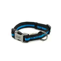 Great & Small Classic Soft Nylon Dog Collar Blue Sale
