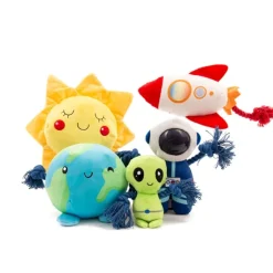 Great & Small Cosmic Astronaut Dog Toy New