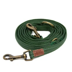 Great & Small Country Adjustable Dog Lead Forest Green Online