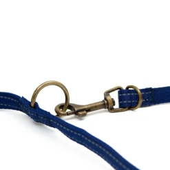 Great & Small Country Adjustable Dog Lead Indigo Blue Outlet